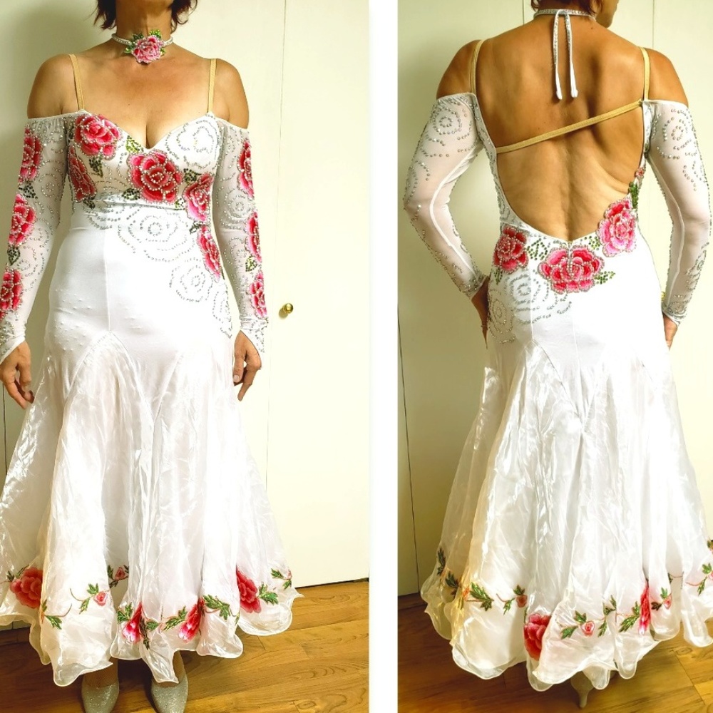 New Ballroom Latin Dance Dress Waltz Foxtrot 4-8